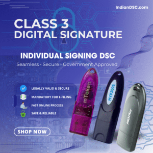 Class 3 Digital Signature Certificate Individual