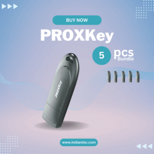 PROXKey DSC USB Token – CCA Approved Digital Signature Token - 5 Pieces
