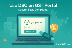 Use DSC on GST Portal