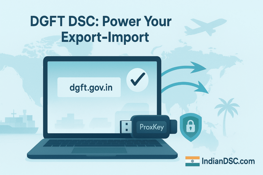 Step-by-step guide to using DGFT DSC for secure export-import transactions in India